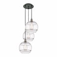 thumbnail image 1 of Innovations Lighting - Rochester - 3 Light Cord Hung Multi Pendant In Industrial, 1 of 7