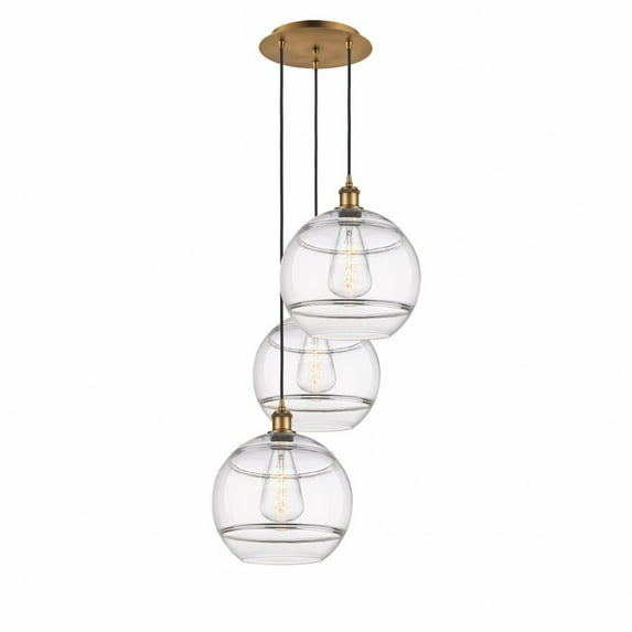 Innovations Lighting - Rochester - 3 Light Cord Hung Multi Pendant In Industrial