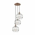 thumbnail image 1 of Innovations Lighting - Rochester - 3 Light Cord Hung Multi Pendant In Industrial, 1 of 7