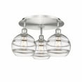 thumbnail image 1 of Innovations Lighting - Rochester - 3 Light Flush Mount In Industrial Style-10.88, 1 of 2