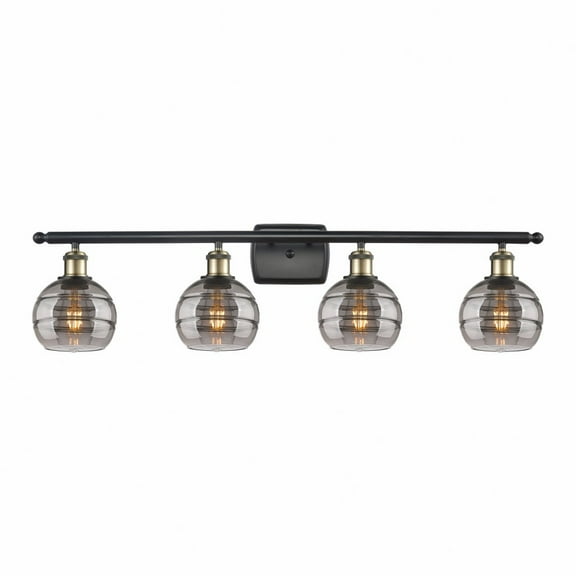 Innovations Lighting - Rochester - 4 Light Bath Vanity In Industrial Style-8.88