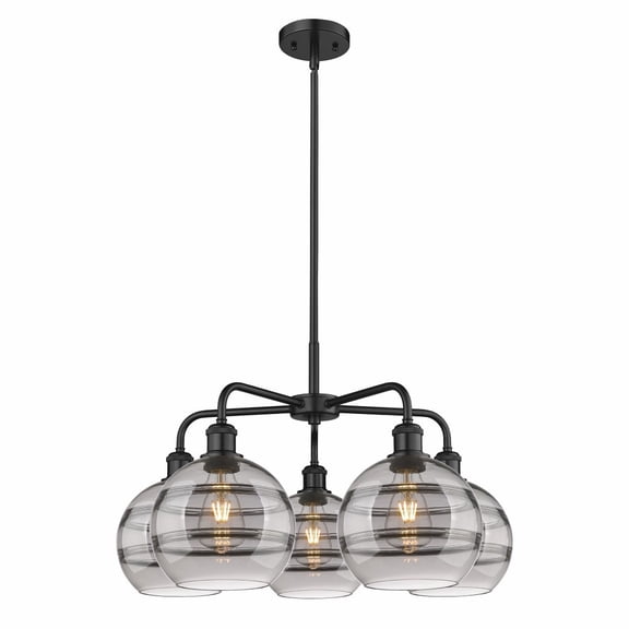 Innovations Lighting - Rochester - 5 Light Stem Hung Chandelier In Industrial