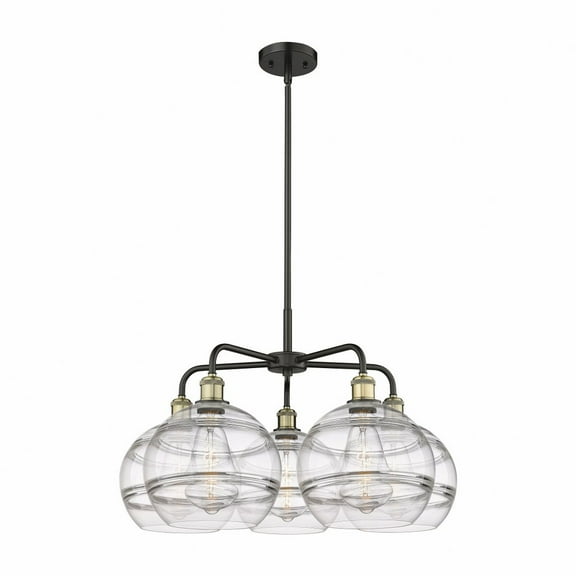 Innovations Lighting - Rochester - 5 Light Stem Hung Chandelier In Industrial