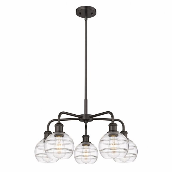 Innovations Lighting - Rochester - 5 Light Stem Hung Chandelier In Industrial