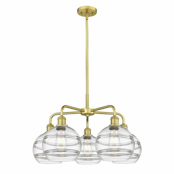 Innovations Lighting - Rochester - 5 Light Stem Hung Chandelier In Industrial
