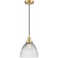thumbnail image 1 of 616-1PH-SG-G222 Innovations Lighting Seneca Falls - 1 Light Mini Pendant In Traditional Style-12 Inches Tall and 9.5 Inches Wide-Satin Gold, 1 of 2