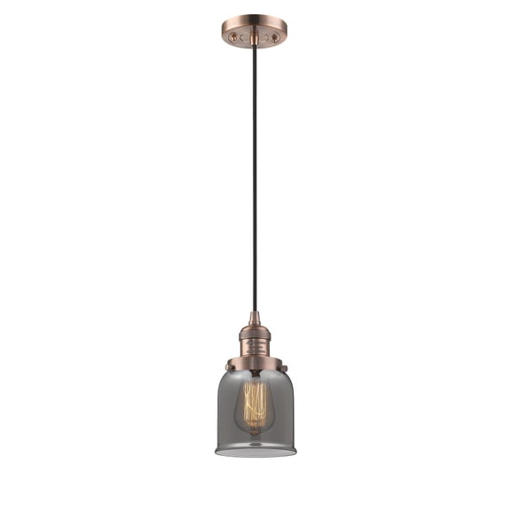 Innovations Lighting - Small Bell - 10 Inch 3.5W 1 LED Mini Pendant  Antique