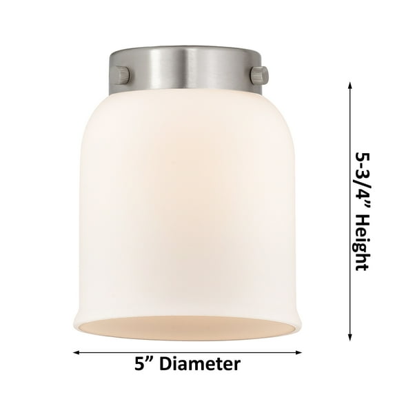 Innovations Lighting - Small Bell-2 Light Bath Vanity in Transitional Style-13