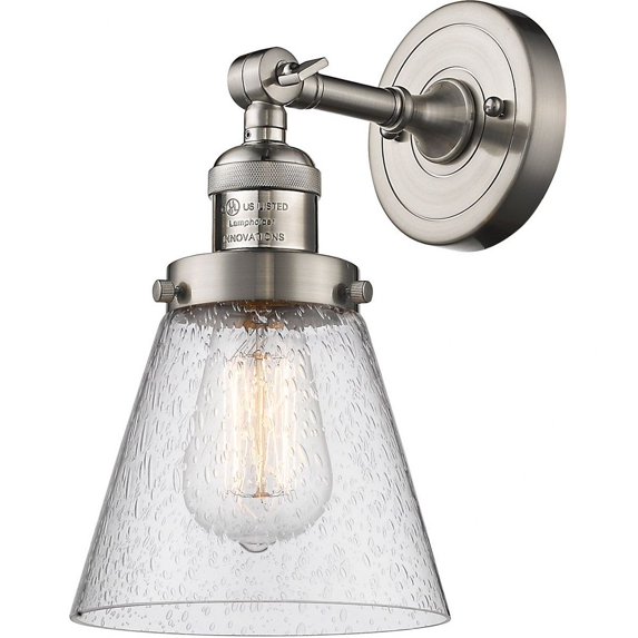 Innovations Lighting - Small Bell-One Light Wall Sconce-6.5 Inches Wide by 10