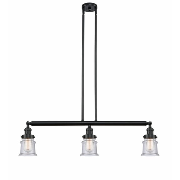 Innovations Lighting - Small Canton-10.5W 3 LED Island in Industrial Style-38.5