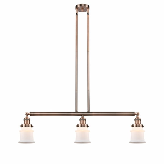 Innovations Lighting - Small Canton-10.5W 3 LED Island in Industrial Style-38.5