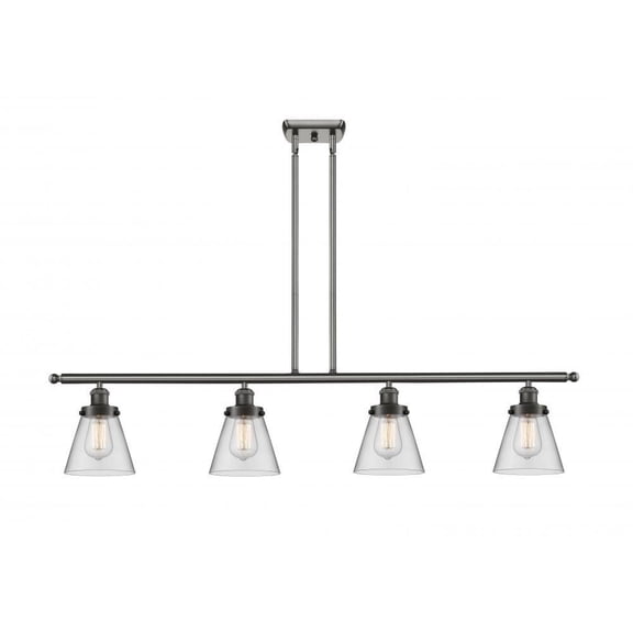 Innovations Lighting - Small Cone - 48 Inch 14W 4 LED Island  Oil Rubbed Bronze