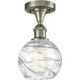 thumbnail image 1 of Innovations Lighting - Small Deco Swirl-1 Light Semi-Flush Mount in Industrial, 1 of 2