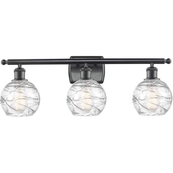 Innovations Lighting - Small Deco Swirl-3 Light Bath Vanity in Industrial