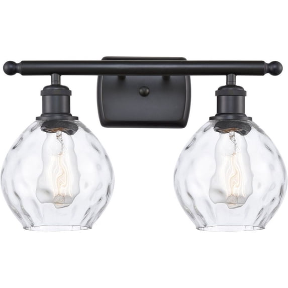Innovations Lighting - Small Waverly-2 Light Bath Vanity in Industrial Style-16