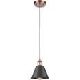 thumbnail image 1 of 516-1P-AC-M8-BK Innovations Lighting Smithfield - 1 Light Mini Pendant In Industrial Style-7.5 Inches Tall and 7 Inches Wide-Antique Copper, 1 of 6