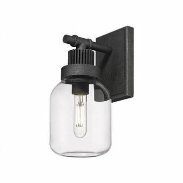 Innovations Lighting  Somers - 1 Light 6" Wall-Mounted Sconce Weathered Zinc/Clear