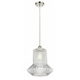 thumbnail image 1 of 516-1P-PN-G212 Innovations Lighting Springwater - 1 Light Cord Hung Mini Pendant In Industrial Style-14 Inches Tall and 12 Inches Wide-Polished Nickel, 1 of 2