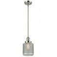thumbnail image 1 of 201S-PN-G262 Innovations Lighting Stanton - 1 Light Stem Hung Mini Pendant In Industrial Style-12 Inches Tall and 6 Inches Wide-Polished Nickel, 1 of 7