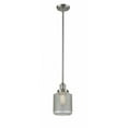 thumbnail image 1 of 201S-SN-G262-Innovations Lighting-Stanton - 1 Light Stem Hung Mini Pendant In Industrial Style-12 Inches Tall and 6 Inches Wide-Brushed Satin Nickel, 1 of 7
