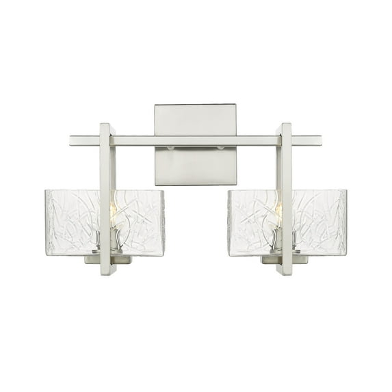 Innovations Lighting - Striate - 2 Light Bath Vanity In Art Deco Style-9 Inches