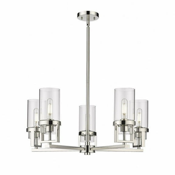 Innovations Lighting - Utopia - 5 Light Chandelier In Contemporary Style-11.75