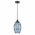 thumbnail image 1 of 616-1P-BK-G557-8BL-Innovations Lighting-Vaz - 1 Light Cord Hung Mini Pendant In Industrial Style-9.88 Inches Tall and 8 Inches Wide-Matte Black, 1 of 7