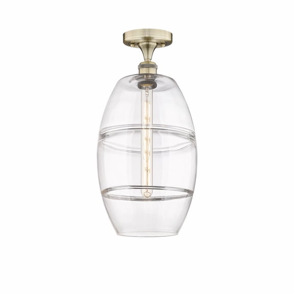 Innovations Lighting - Vaz - 1 Light Semi-Flush Mount In Industrial Style-18.63