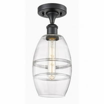 Innovations Lighting - Vaz - 1 Light Semi-Flush Mount In Industrial Style-9.38