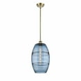 thumbnail image 1 of 516-1S-AB-G557-10BL-Innovations Lighting-Vaz - 1 Light Stem Hung Mini Pendant In Industrial Style-18.5 Inches Tall and 10 Inches Wide-Antique Brass, 1 of 7