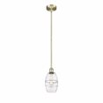 thumbnail image 1 of 616-1S-AB-G557-6CL Innovations Lighting Vaz - 1 Light Stem Hung Mini Pendant In Industrial Style-7.63 Inches Tall and 5.88 Inches Wide-Antique Brass, 1 of 7