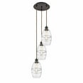 thumbnail image 1 of Innovations Lighting - Vaz - 3 Light Cord Hung Multi Pendant In Industrial, 1 of 7