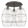 thumbnail image 1 of 516-3C-OB-G557-10CL Innovations Lighting Vaz - 3 Light Flush Mount In Industrial Style-19.5 Inches Tall and 21.75 Inches Wide-Oil Rubbed Bronze, 1 of 7