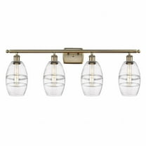 516-4W-AB-G557-6CL-Innovations Lighting-Vaz - 4 Light Bath Vanity In Industrial Style-9.13 Inches Tall and 35.88 Inches Wide-Antique Brass