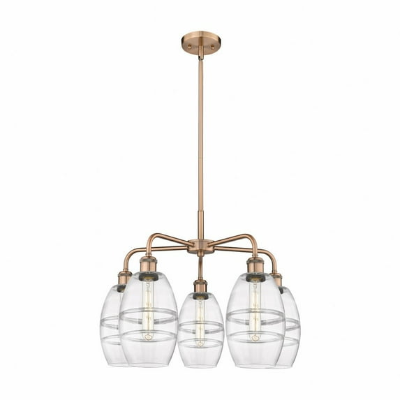 Innovations Lighting - Vaz - 5 Light Stem Hung Chandelier In Industrial