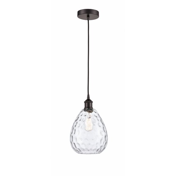 616-1P-OB-G372 Innovations Lighting Waverly - 1 Light Mini Pendant In Industrial Style-12.75 Inches Tall and 8 Inches Wide-Oil Rubbed Bronze