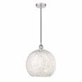 thumbnail image 1 of Innovations Lighting - White Mouchette - 1 Light Cord Hung Pendant In Modern, 1 of 7