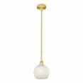 thumbnail image 1 of Innovations Lighting - White Mouchette - 1 Light Stem Hung Mini Pendant In, 1 of 7