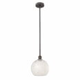 thumbnail image 1 of Innovations Lighting - White Mouchette - 1 Light Stem Hung Mini Pendant In, 1 of 7
