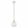thumbnail image 1 of Innovations Lighting - White Mouchette - 1 Light Stem Hung Mini Pendant In, 1 of 7