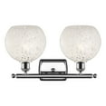 thumbnail image 1 of Innovations Lighting - White Mouchette - 2 Light Bath Vanity In Modern Style-11, 1 of 7