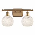 thumbnail image 1 of Innovations Lighting - White Mouchette - 2 Light Bath Vanity In Modern Style-9, 1 of 2