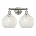 thumbnail image 1 of Innovations Lighting - White Mouchette - 2 Light Bath Vanity In Modern, 1 of 6