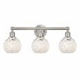 thumbnail image 1 of Innovations Lighting - White Mouchette - 3 Light Bath Vanity In Modern, 1 of 7