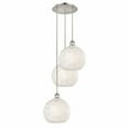 thumbnail image 1 of Innovations Lighting - White Mouchette - 3 Light Cord Hung Multi Pendant In, 1 of 7