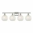 thumbnail image 1 of Innovations Lighting - White Mouchette - 4 Light Bath Vanity In Modern Style-11, 1 of 2