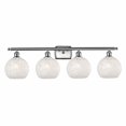 thumbnail image 1 of Innovations Lighting - White Mouchette - 4 Light Bath Vanity In Modern Style-11, 1 of 2