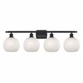 thumbnail image 1 of Innovations Lighting - White Mouchette - 4 Light Bath Vanity In Modern Style-11, 1 of 2