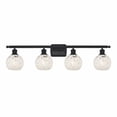 thumbnail image 1 of Innovations Lighting - White Mouchette - 4 Light Bath Vanity In Modern Style-9, 1 of 2
