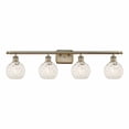 thumbnail image 1 of Innovations Lighting - White Mouchette - 4 Light Bath Vanity In Modern Style-9, 1 of 7